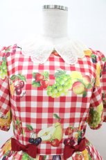 画像4: Melody BasKet / Fruits BasKetワンピース  レッド H-26-04-02-1019-LO-OP-KB-ZH (4)