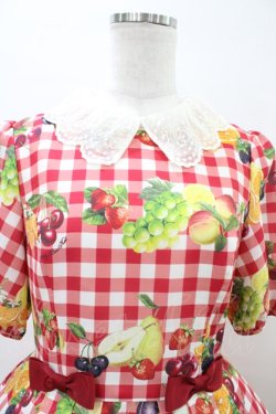 画像4: Melody BasKet / Fruits BasKetワンピース  レッド H-26-04-02-1019-LO-OP-KB-ZH