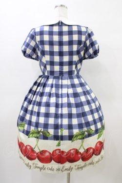 画像2: Emily Temple cute / アニバーサリーチェリーワンピース  青 H-26-04-02-1020-ET-OP-KB-ZH