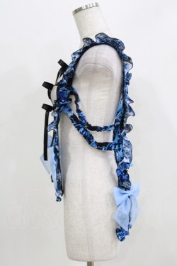 画像2: metamorphose / 電脳Neon少女 フリルハーネス Free サックス系 H-26-04-02-049-ME-TO-NS-ZH