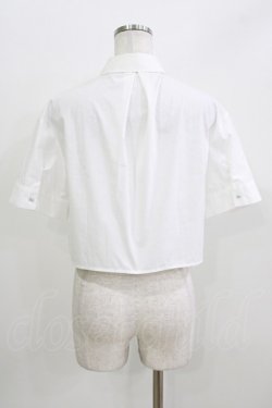 画像3: axes femme / ハトメ使タブショートシャツ Free オフ H-26-04-02-054-AX-BL-NS-ZH