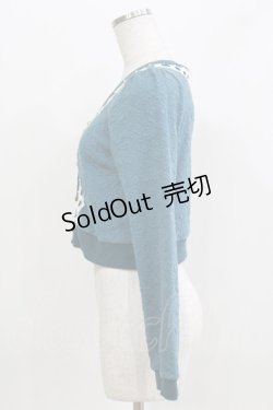 画像2: LIZ LISA / はしごレースカーディガン Free ブルーグリーン H-26-04-02-061-LO-TO-NS-ZH