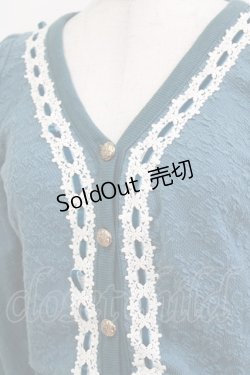 画像4: LIZ LISA / はしごレースカーディガン Free ブルーグリーン H-26-04-02-061-LO-TO-NS-ZH