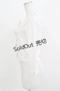 画像2: LIZ LISA / ドットリボンカーディガン Free ピンク H-26-04-02-062-LO-TO-NS-ZH