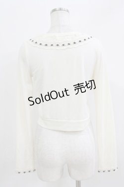 画像3: LIZ LISA / リボンカーディガン Free オフ/ブラウン H-26-04-02-063-LO-TO-NS-ZH