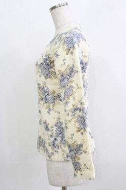 画像2: an another angelus / ローズプリントニットプルオーバー Free L/BLUE H-26-04-02-065-CA-TO-NS-ZH
