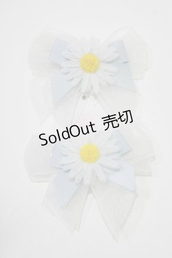 画像1: LIZ LISA / マーガレットクリップセット  サックス H-26-04-02-073-LO-AC-NS-ZH