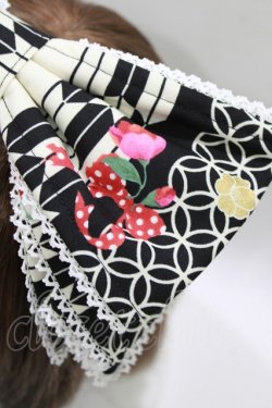 画像2: metamorphose / おとめの恋つばき リボンヘッドドレス  ブラック H-26-04-02-077-ME-AC-NS-ZH