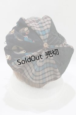 画像2: 星箱Works / 小鳥郵便　２Wayピークドキャップ  ブラウン/ブルー H-26-04-02-078-0-AC-NS-ZH