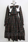 Amavel / Dolly Holidayチェックティアードワンピース（ロング丈） Free グリーン H-26-04-02-010-CA-OP-NS-ZH