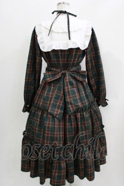 画像3: Amavel / Dolly Holidayチェックティアードワンピース（ロング丈） Free グリーン H-26-04-02-010-CA-OP-NS-ZH