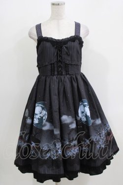 画像1: axes femme kawaii / トリックナイトワンピース M ブラック H-26-04-02-011-AX-OP-NS-ZH