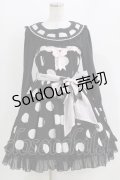 BABY,THE STARS SHINE BRIGHT / Sweetheart Sweet Dotワンピース Free ブラック H-26-04-02-013-BA-OP-NS-ZH