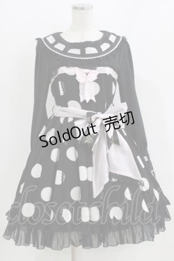 画像1: BABY,THE STARS SHINE BRIGHT / Sweetheart Sweet Dotワンピース Free ブラック H-26-04-02-013-BA-OP-NS-ZH