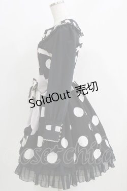 画像2: BABY,THE STARS SHINE BRIGHT / Sweetheart Sweet Dotワンピース Free ブラック H-26-04-02-013-BA-OP-NS-ZH