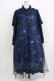 画像1: axes femme / ステラートプリントシャツワンピース Free ネイビー H-26-04-02-018-AX-OP-NS-ZH (1)