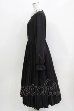 画像2: m petit by misako / AM*レースエリプリーツワンピース M ブラック H-26-04-02-019-LO-OP-NS-ZH