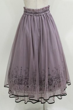 画像3: axes femme / ステラートフロッキーＰＴスカート Free ラベンダー H-26-04-02-022-AX-SK-NS-ZH