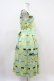 画像3: Jane Marple / Jolies broderies square dress  citron green H-26-04-03-027-JM-OP-KB-ZH (3)