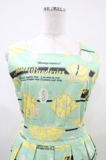 画像4: Jane Marple / Jolies broderies square dress  citron green H-26-04-03-027-JM-OP-KB-ZH (4)
