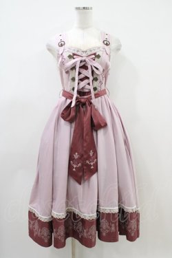 画像1: Ozz oneste / Fairy tale Roseジャンパースカート  ピンク H-26-04-03-029-OO-OP-KB-ZH