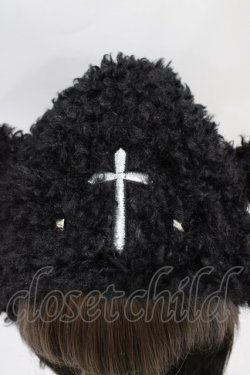 画像3: DimMoire / 子羊ちゃんもこもこキャップ  ブラック H-26-04-03-004-0-AC-KB-ZH