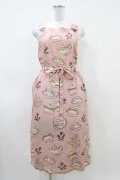 Jane Marple / Tea for twoサロペットスカート  ピンク H-26-04-03-030-JM-OP-KB-ZH