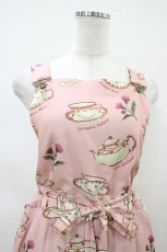 画像4: Jane Marple / Tea for twoサロペットスカート  ピンク H-26-04-03-030-JM-OP-KB-ZH (4)