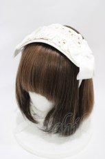 画像1: Shirley Temple / ストローヘッドドレス  ホワイト H-26-04-03-005-ET-AC-KB-ZH (1)
