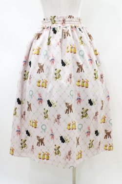 画像2: Melody BasKet / ちいさなぬいぐるみスカート  ピンク H-26-04-03-031-LO-SK-KB-ZH