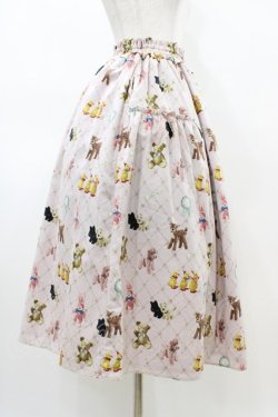 画像3: Melody BasKet / ちいさなぬいぐるみスカート  ピンク H-26-04-03-031-LO-SK-KB-ZH