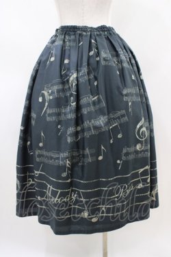 画像2: Melody BasKet / Ensemble Melodyスカート  ブラック H-26-04-03-032-LO-SK-KB-ZH