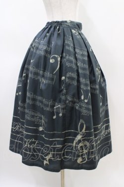 画像3: Melody BasKet / Ensemble Melodyスカート  ブラック H-26-04-03-032-LO-SK-KB-ZH