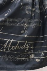 画像4: Melody BasKet / Ensemble Melodyスカート  ブラック H-26-04-03-032-LO-SK-KB-ZH (4)