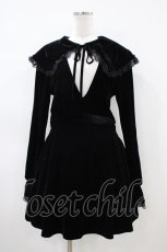 画像1: KILL STAR / Emilee Emilee Collar Dress M ブラック H-26-04-03-037-SL-OP-KB-ZT155 (1)