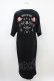 画像2: HELL CAT PUNKS / ZIPロングTシャツワンピ  黒×赤 H-26-04-03-039-PU-OP-KB-ZH (2)
