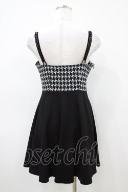 画像2: PUNK RAVE / Swallow gird stitching suspenders punk little black dress XS 黒 H-26-04-03-046-PU-OP-KB-ZH