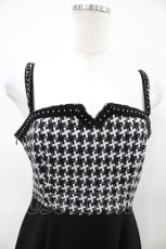 画像3: PUNK RAVE / Swallow gird stitching suspenders punk little black dress XS 黒 H-26-04-03-046-PU-OP-KB-ZH (3)