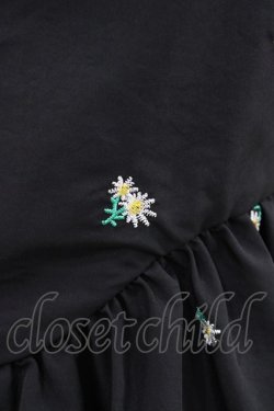 画像3: Candy Stripper / TINY FLOWER MINI ONE-PIECE  ブラック H-26-04-03-047-PU-OP-KB-ZH