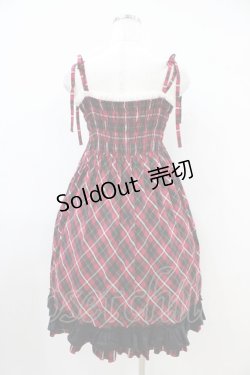 画像2: PUTUMAYO / タータンチェックSET  赤黒チェック H-26-04-03-006-PT-OP-AK-ZH