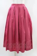 Jane Marple Dans Le Salon / プリーツロングスカート M ローズピンク H-26-04-03-050-JM-SK-KB-ZH