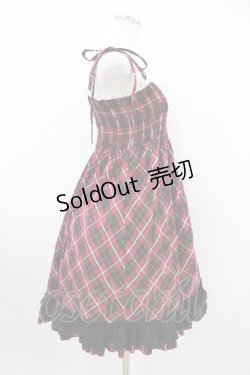 画像3: PUTUMAYO / タータンチェックSET  赤黒チェック H-26-04-03-006-PT-OP-AK-ZH