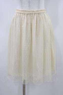 画像1: Jane Marple / ドットチュチュスカート  アイボリー H-26-04-03-052-JM-SK-KB-ZH