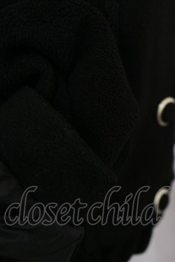 画像3: axes femme kawaii / バックフリルショートコート M ブラック H-26-04-03-1035-AX-CO-NS-ZH