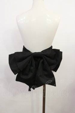 画像2: DearMyLove / 選べるデザインビッグリボン帯 Free ブラック H-26-04-03-1037-EL-ZA-NS-ZH