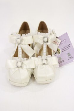 画像1: Lovely Tency / 眞白ありす/MAフリルリボンPLP M 白 H-26-04-03-1043-GO-SH-NS-ZH