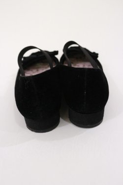 画像3: m petit by misako / NINA’Sコラボ ベロアパンプス M ブラック H-26-04-03-1044-LO-SH-NS-ZH