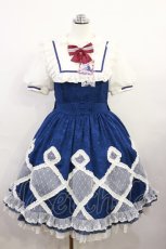 画像1: Hoshibako Works / 東方Project x HoshibakoWorks チルノ パフスリーブワンピース S ブルー H-26-04-03-1005-LO-OP-NS-ZH (1)