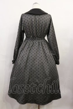画像2: m petit by misako / AOKドットフロッキーワンピース S グレー H-26-04-03-1007-LO-OP-NS-ZH