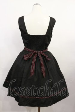 画像2: Amavel / トランプ刺繍ジャンパースカート M ブラック H-26-04-03-1013-CA-OP-NS-ZH